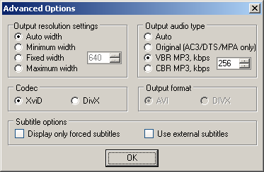 Auto Gordian Knot Advanced Options